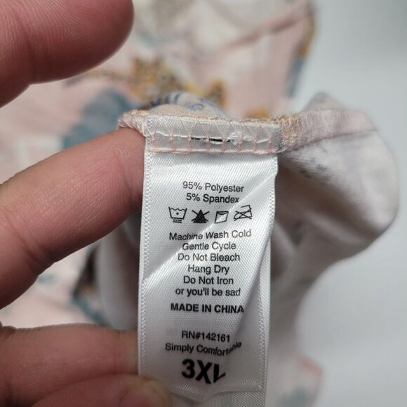 Lularoe Tank Top Womens 3XL Jaguar Animal Print Plus Size Tags Summer - Picture 6 of 7